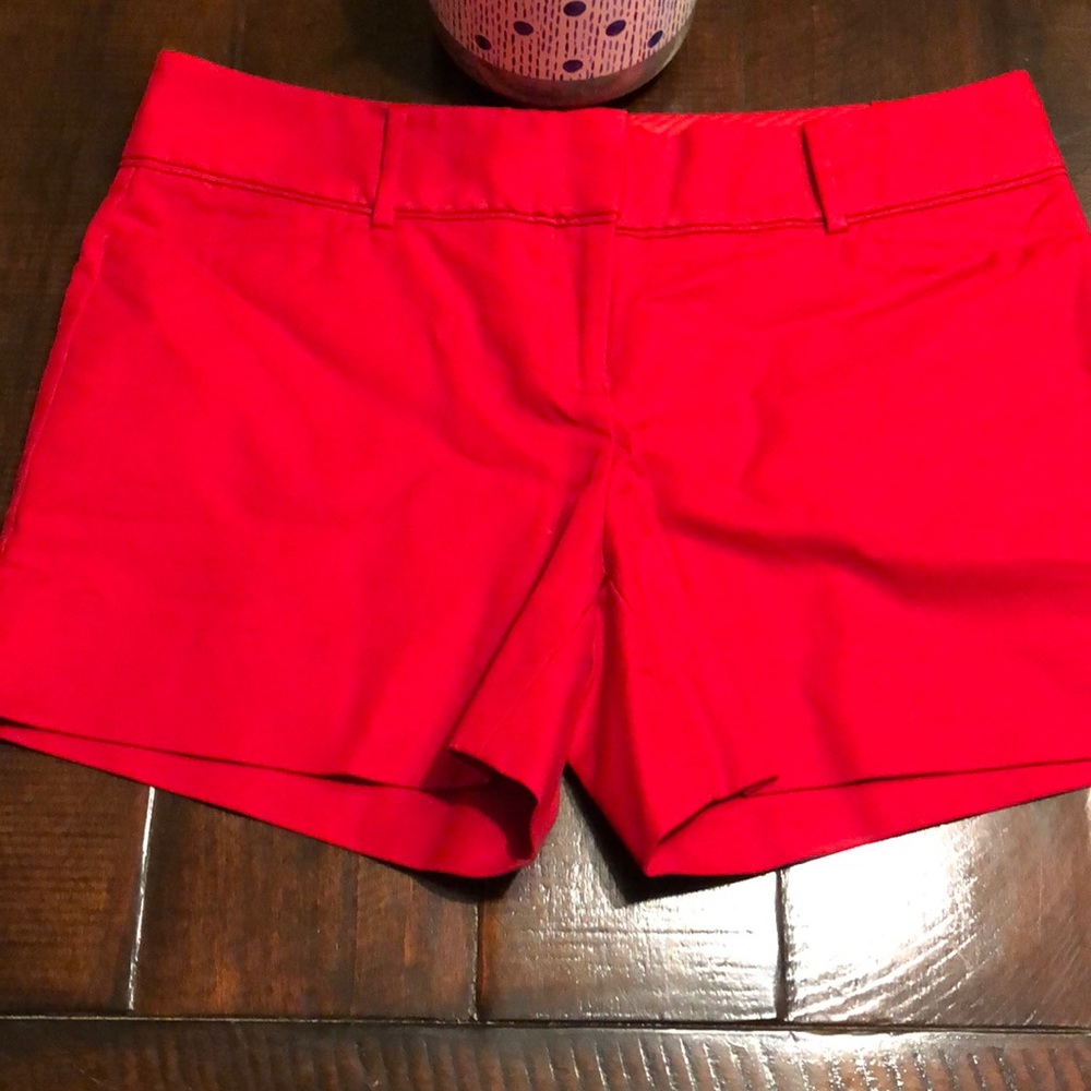 The Limited Red Shorts